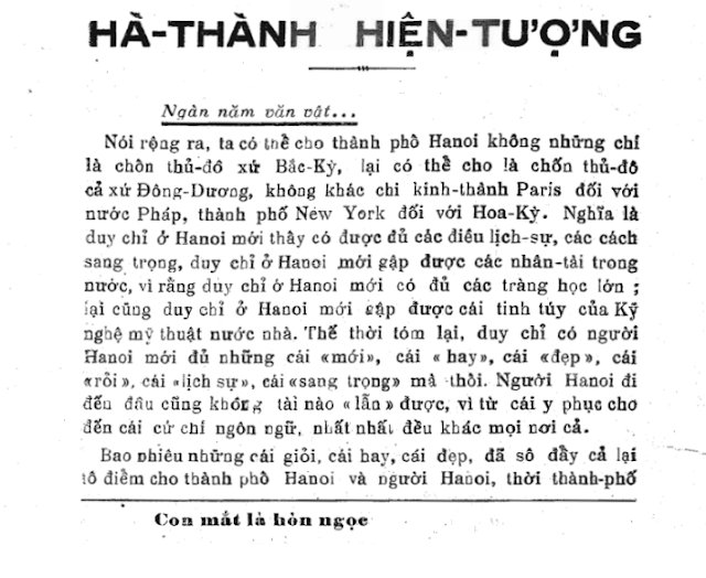 Hà Thành Hiện Tượng (1929) - Ngô Thị Quyên
